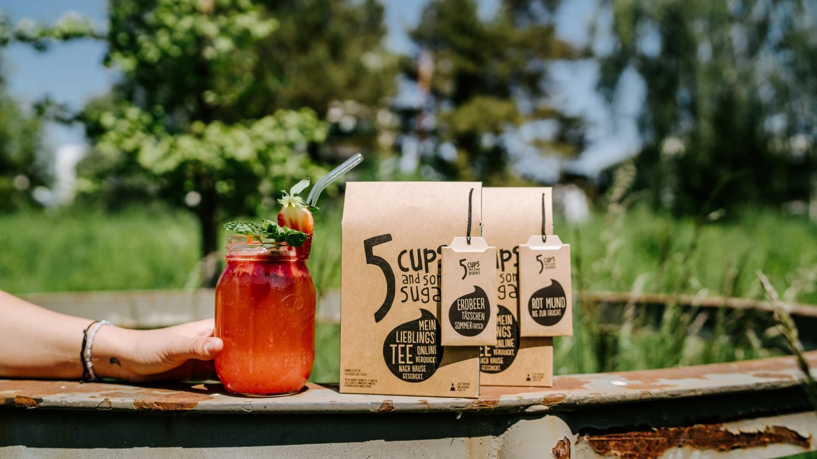 Tee im Sommer