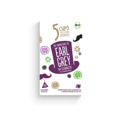 5 CUPS The Adventures of Earl Grey Bio Pyramidenbeutel