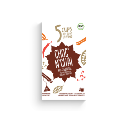 5 CUPS Choc'n Chai Bio Pyramidenbeutel