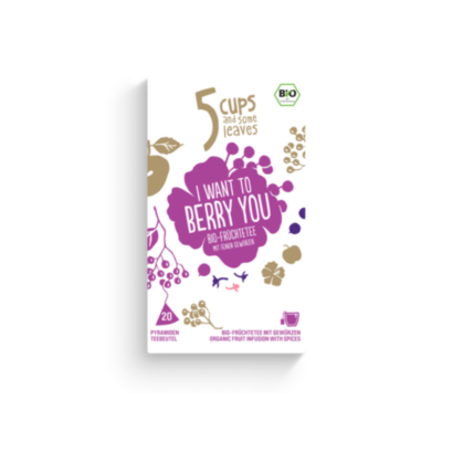 5 CUPS I Want to Berry You Bio Pyramidenbeutel 