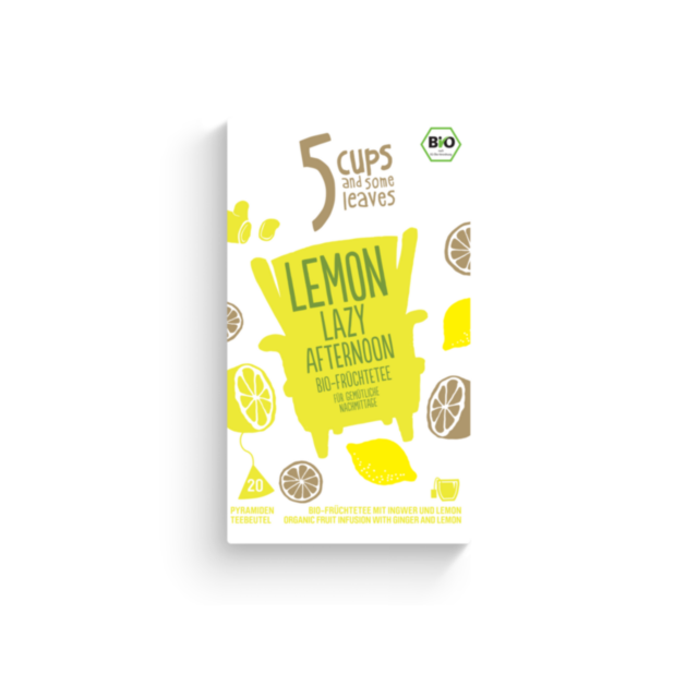 5 CUPS Lemon Lazy Afternoon Bio Pyramidenbeutel 
