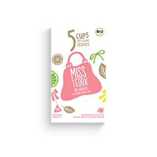 5 CUPS Miss Tedox Bio Pyramidenbeutel