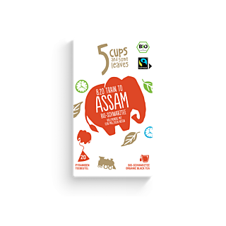 5 CUPS 8.20 Train to Assam Bio Pyramidenbeutel