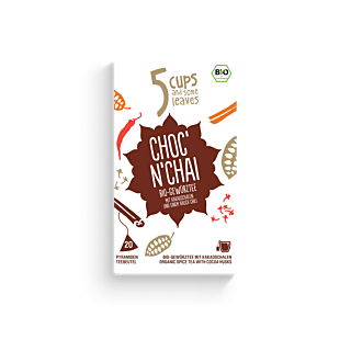 5 CUPS Choc'n Chai Bio Pyramidenbeutel