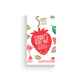 5 CUPS Sunny's Berry Mint Bio Pyramidenbeutel